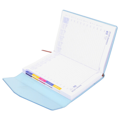 2Pièces Planner Journal Portable Ciel Bavures 1