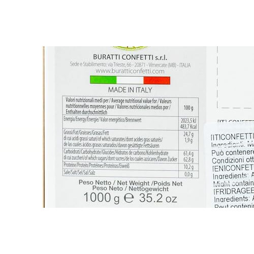 Buratti Confetti Avola Almendras Azul 1000 g 1
