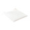Wit polyester stoelkussen 40x40 cm 2