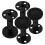 KALLORY 4 Pcs Anti-collision Retainer Adjustable Headboard Brackets Bed Frame Black 3