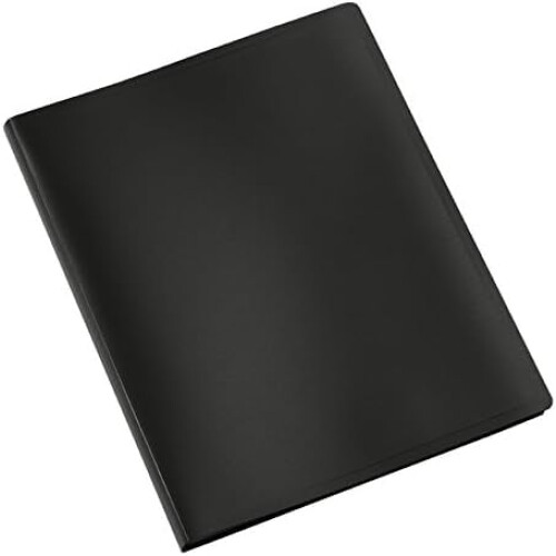 Βιβλίο παρουσίασης A4Black με διαφανή μανίκια, τσέπες χωρίς οξύ, οικολογικό 2