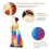 Koreansk Hanbok-dockafigur Heminredning Kompositmaterial7 5