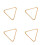 4Pièces Organisateur Triangle En Bois Pour De Billard 5