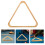 4Pièces Organisateur Triangle En Bois Pour De Billard 11