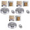 3Pcs Indoor Retractable Clothes Line Stainless Steel Multi-Use Laundry 3