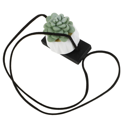 5Pièces Accessoires Suspendus Cactus En Résine Colorée 2