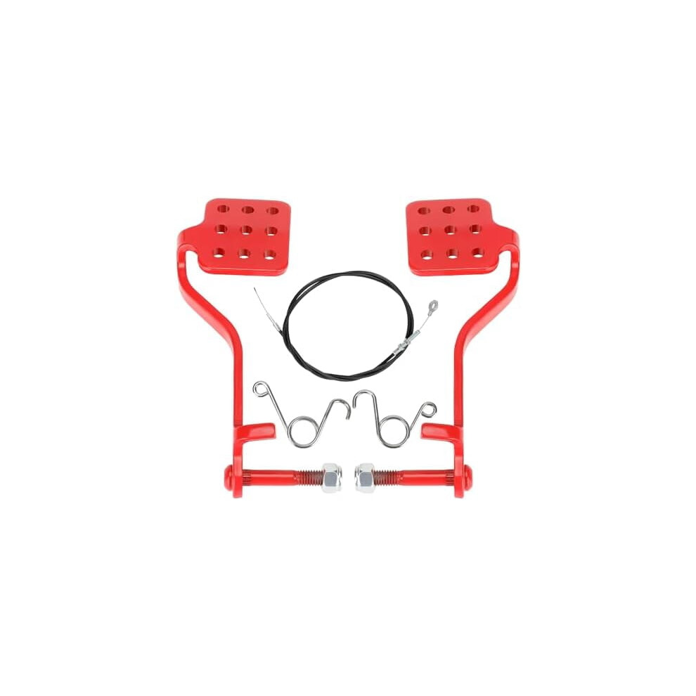 Go Kart Pedals With 71" Throttle Cable Kit Â Compatible With Predator 212Cc/196Cc, Azusa, Radio Flyer, Carter, Road Rocket, Drift Trike Â Red 9555307414049