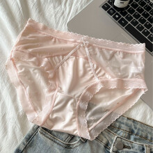 Naadloze kanten slip voor dames, huidvriendelijk en comfortabel, maat L