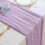 Lavender Voile Cheesecloth Table Runner 35 x 121 in 1
