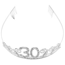 Rhinestone Crown Hair Accessory for Women