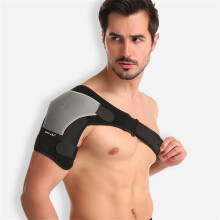 Tacaíocht Brace Gualainn le haghaidh Faoiseamh Péine Rotator Cuff Dubh