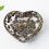 Heart-Shaped Resin Bowl – Transparent with Decorative 1