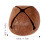 Rusted Iron Bells Brown Vintage Style 100 pcs 2