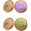 Glitter Dumpling Squishy Toy Purple Green 1pc 1