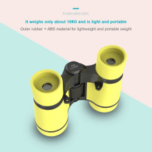 Prismáticos para niños, Prismáticos infantiles, Prismáticos portátiles con 4 aumentos para niños de 3 a 7 años, Telescopio de regalo