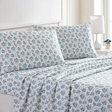 Microfiber Polyester Queen Sheet Set with 14" Deep Pockets