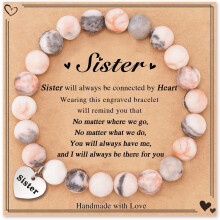 Hartvormige bedelarmband voor vrouwen, ideaal als Moederdagcadeau.