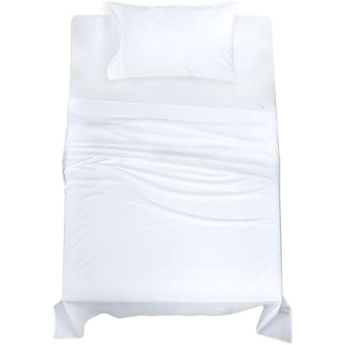 100% Cotton Queen Sheet Set – Percale, 4-Pc
