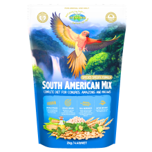Vetafarm- South American Mix - Całoroczny Granulat Dla Żako, Konur, Amazonek I Innych Papug Z Ameryki Południowej 2Kg