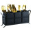 Sort metalbestikholder med 3 rum 1