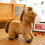 Petit cheval en peluche, doux et câlin, 15 cm 1