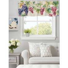 Valance Duille Fíonchaor Uiscedhath 60x18 orlach Póca Slat