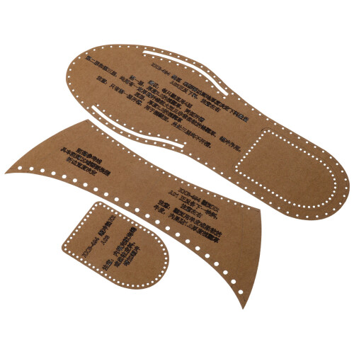 5Ensembles De Patrons Cuir Kraft Pour Sandales DIY 1