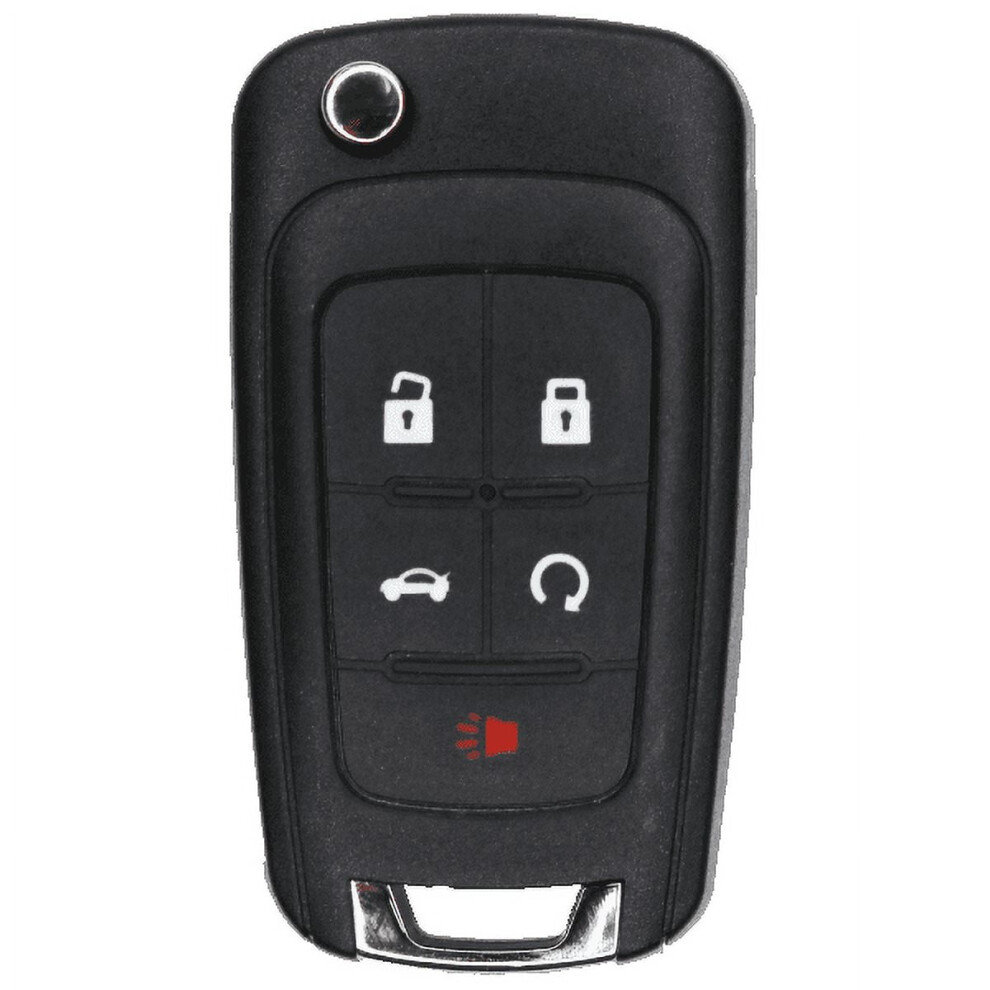 Flip Key Fob Replacement Compatible With Chevy Equinox, Camaro, Cruze, Malibu, Impala, Sonic, Gmc Terrain, Buick Lacrosse, Regal, Verano, Encore 9555307415749