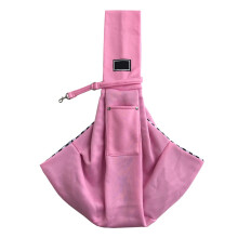 Borsa a tracolla reversibile per cani e gatti di piccola taglia.