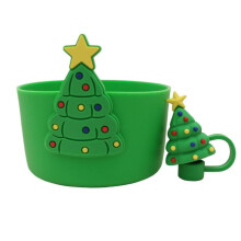 Weihnachts-Silikon-Becherhüllen-Set