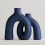 Matte Milky White Conjoined Boho Vase Set 1