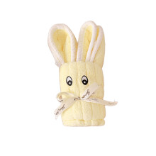 Yurqghjb Cute Bunny Hand Towel, Soft Coral Fleece Face Cloth, Valentine's Day Gift (D)