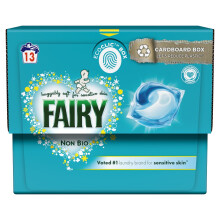 Fairy Non Bio PODS Washing x13s (Pack of 1)