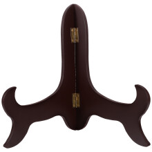 Chevalet présentoir à assiettes en bois pour table