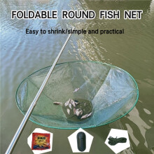 Foldbart nedhængningsnet til fisk og rejer, 80/100 cm