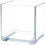 Acrylic Square Vase 6 Inch Clear 1