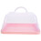 Portable Plastic Cake Container for Tea Room Use 1Pack 10.02x10.02in 3