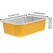 Giyblacko 25pcs Heavy Duty Aluminum Foil Pans, 750ml, for Baking, Roasting, Chafing, Compatible with Steam Table Trays