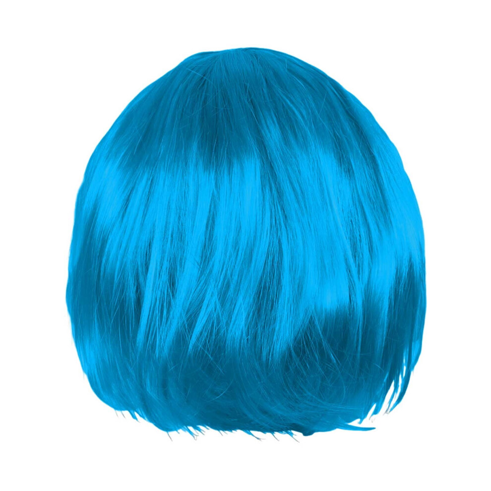 Unisex Ladies Wig Human Hair Short 30Cm Carnival Party Decoration Synthetic Hairpiece For Women