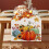 Fall Table Runner 13x72 in Pumpkin Maple Leaf Polyester 1