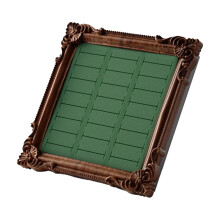 24-Slot Velvet Ring Display Tray – Vintage Gold Frame