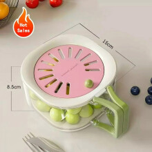2-in-1 Salad Container with Strainer & Foldable Handle