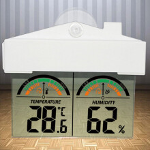 YEAHIBABY Kamerthermometers met kunststof LCD-display voor thuisgebruik (1 stuk)