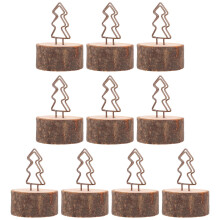 Foto- und Notizclip-Set aus Holz – 10 Stück