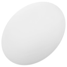 Round Clip-On Lampshade White Plastic 37.5 cm