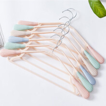 Plastic & Metal Non-Slip Clothes Hangers (5 Pack)