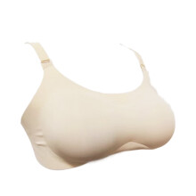 Fake Breast Fake Breast Breast Pad Women's Prosthesis Silicone Breast Bra Show Underwear Sexy-Skin Color-C Cup
