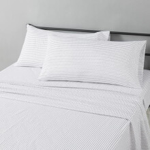 Rose Microfiber Bed Sheet Set Queen 4-Piece