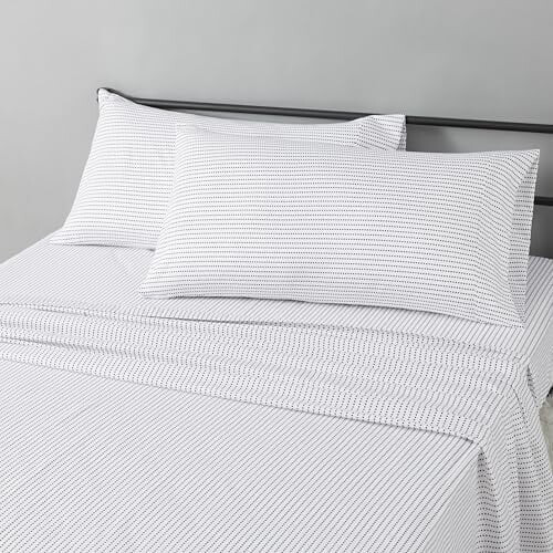 Rose Microfiber Bed Sheet Set Queen 4-Piece