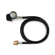 5 Feet Propane Hose Adapter with Propane Tank Gauge for QCC1/Type1 Tank